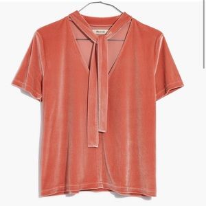 Madewell Velvet Top